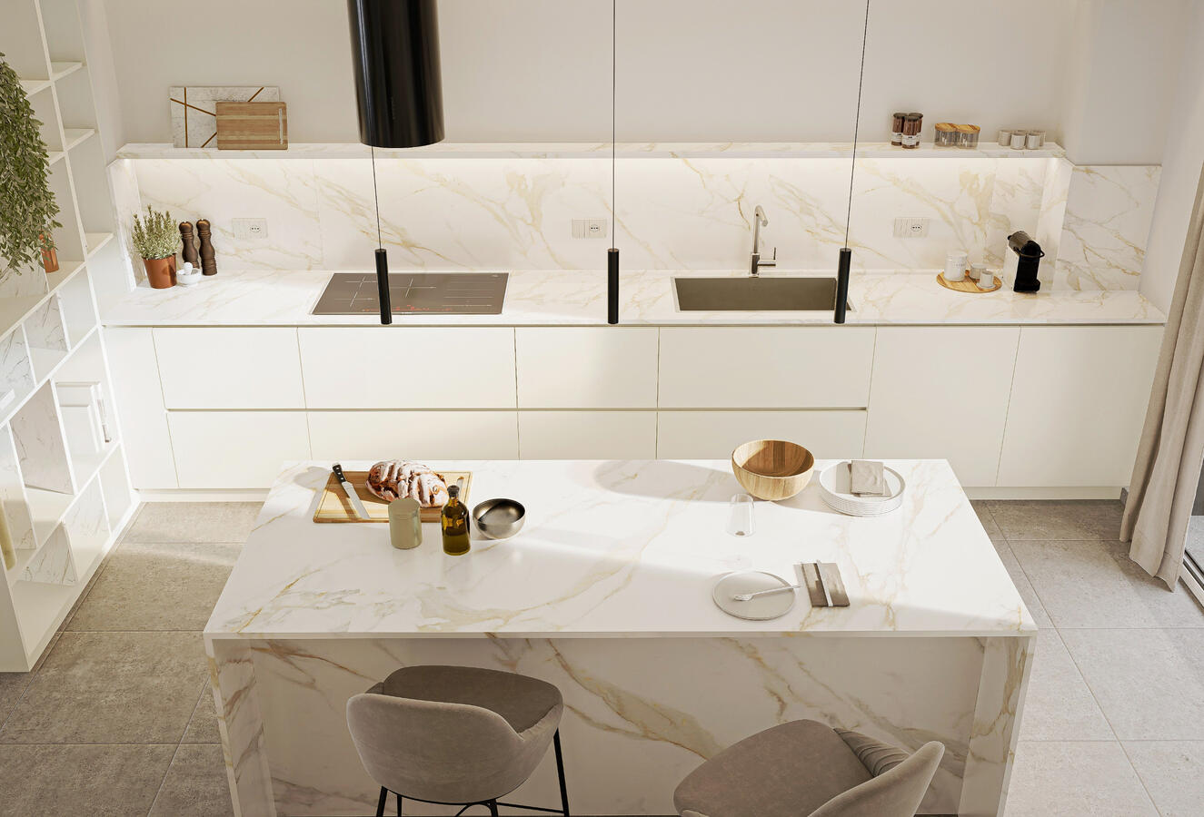 H96 - A Marble's Kitchen